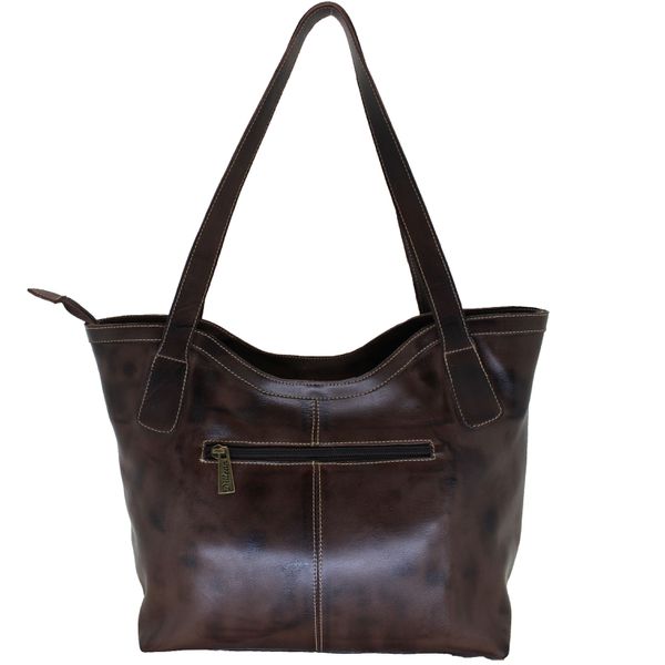 Bolsa BG 030 Laranja - Café 100% em couro