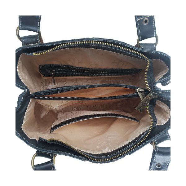 Bolsa BM 005 Preto 100% couro