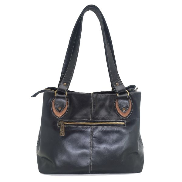 Bolsa BM 005 Preto 100% couro