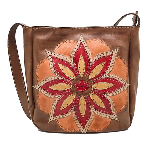 Bolsa BM 008 INDIANA Castanho 100% em couro - BM00... - Drilean