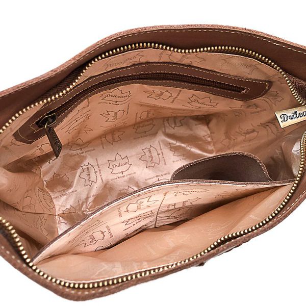 Bolsa BM 008 INDIANA Castanho 100% em couro