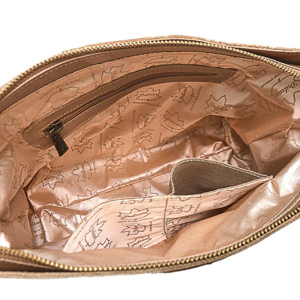 Bolsa BM 012 Coruja Caramelo 100% em couro