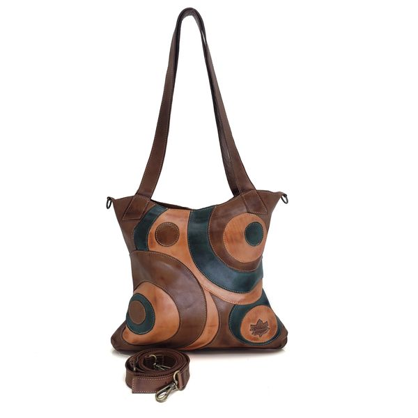 Bolsa BM 021 Castanho 100% couro