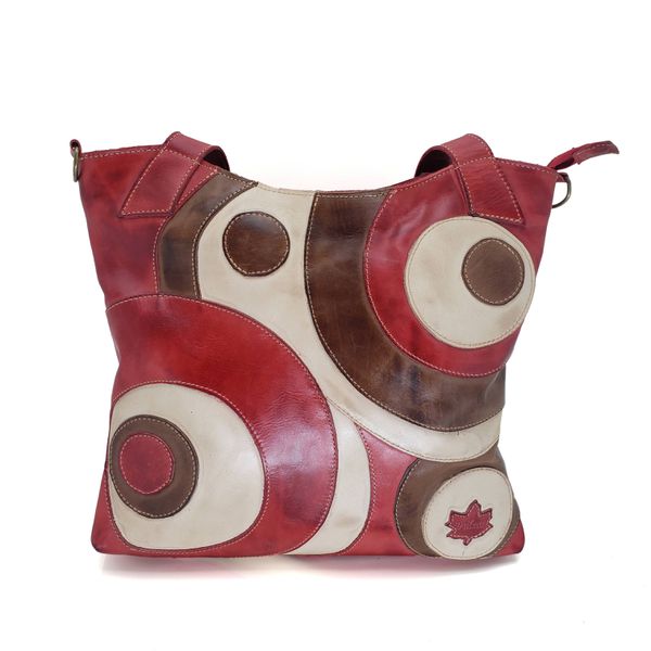 Bolsa BM 021 Vermelho 100% couro - BM021-0654 - Drilean