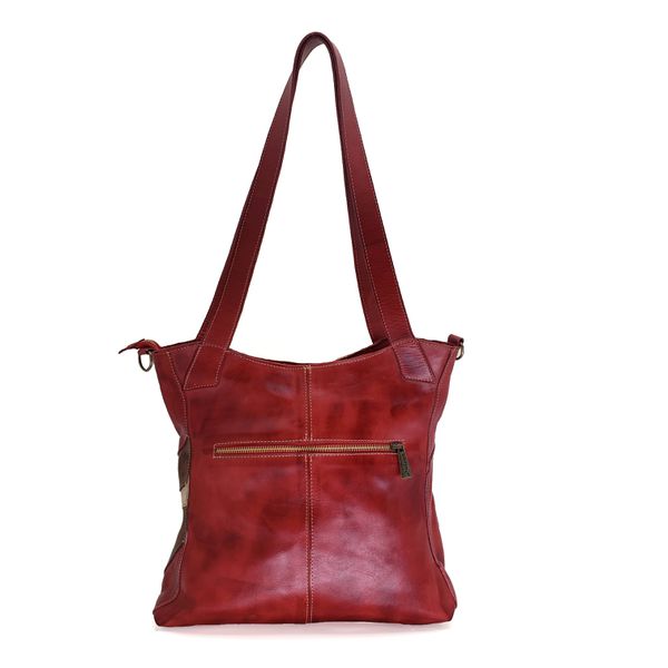 Bolsa BM 021 Vermelho 100% couro