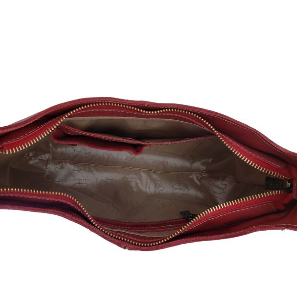 Bolsa BM 023 Vermelho 100% couro