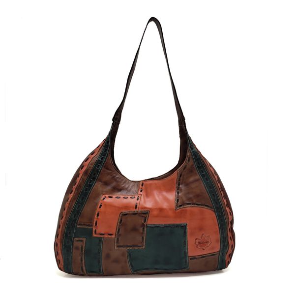 Bolsa BM 024 Castanho 100% couro - BM024-0671 - Drilean
