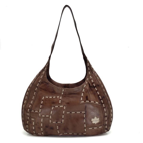 Bolsa BM 024 Castanho 100% couro - BM024-0687 - Drilean