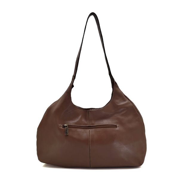 Bolsa BM 024 Castanho-Caramelo 100% couro