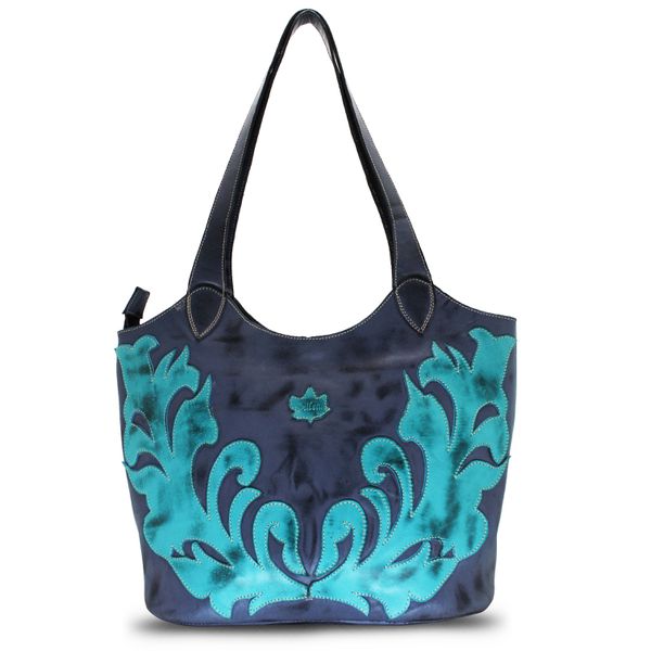Bolsa BM 035 Acquacupo/Oceano 100% em couro - BM03... - Drilean