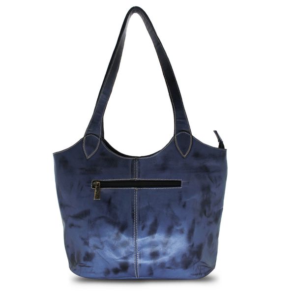 Bolsa BM 035 Acquacupo/Oceano 100% em couro