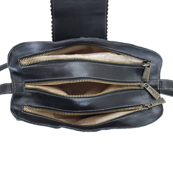 Bolsa BP 003 Preto 100% em couro
