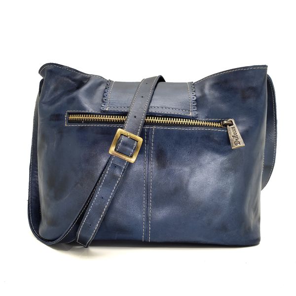 Bolsa BP 003 Azul 100% em couro
