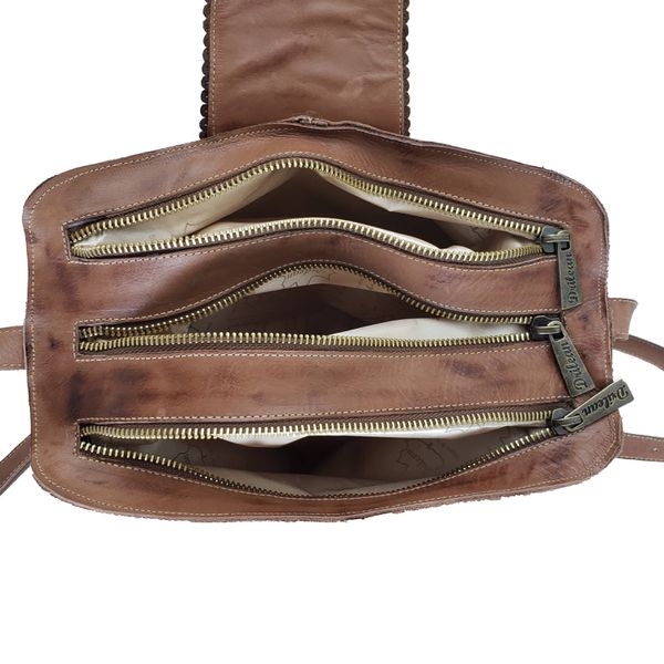 Bolsa BP 003 Castanho 100% em couro