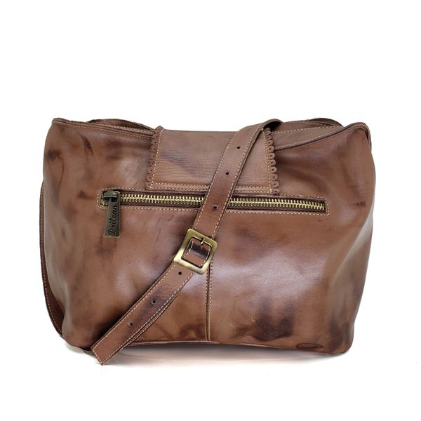 Bolsa BP 003 Castanho 100% em couro