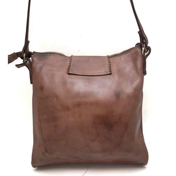 Bolsa BP 006 CASTANHO 100% em couro