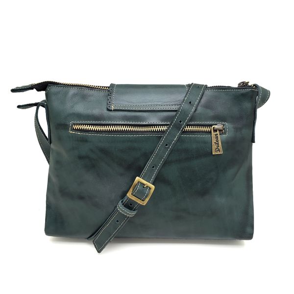 Bolsa BP 006 Verde-Off White 100% em couro