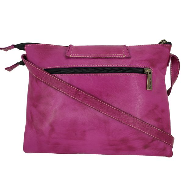 Bolsa BP 006 Violeta 100% em couro