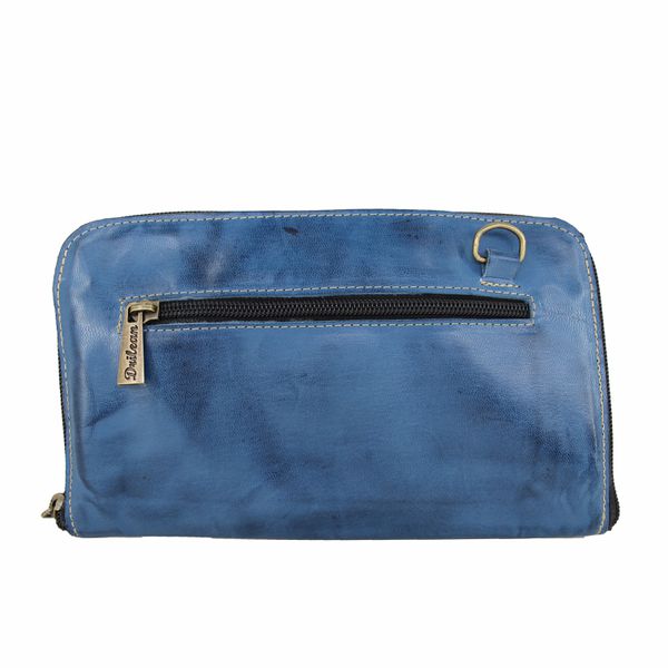 Bolsa BP 016 Azul 100% em couro