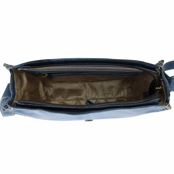 Bolsa BP 017 Azul 100% em couro