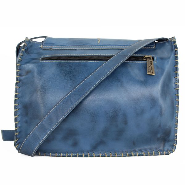 Bolsa BP 017 Azul 100% em couro