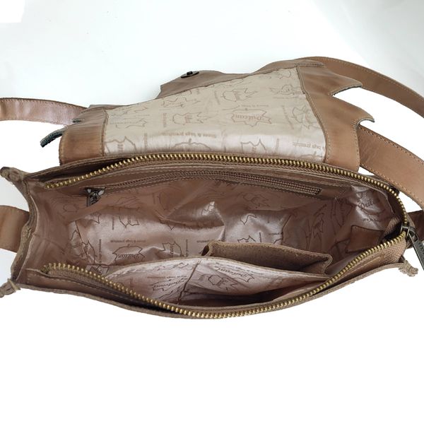 Bolsa BP 017 Caramelo 100% em couro
