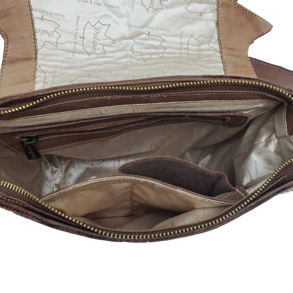 Bolsa BP 017 Castanho - Caramelo 100% em couro