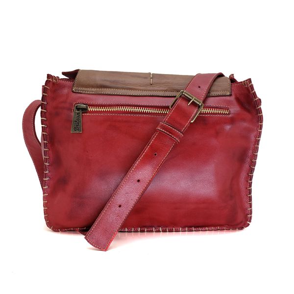 Bolsa BP 017 Vermelho 100% em couro