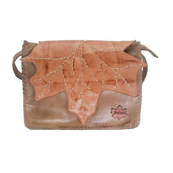 Bolsa BP 017 Caramelo 100% em couro - BP017-0340 - Drilean