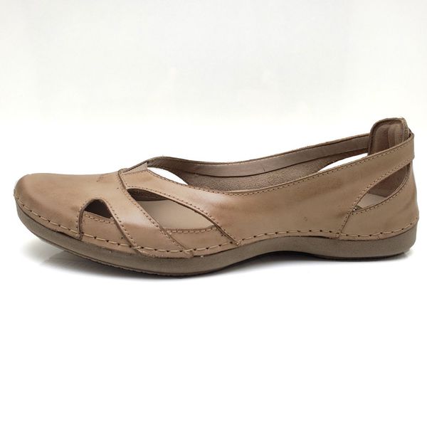 Sapatilha CR006 Caramelo 100% em couro com palmilha em GEL - 36 OUTLET