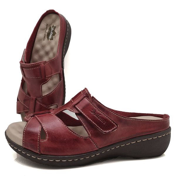 Sandália MA031 VERMELHO com palmilha em Gel - 34 -... - Drilean
