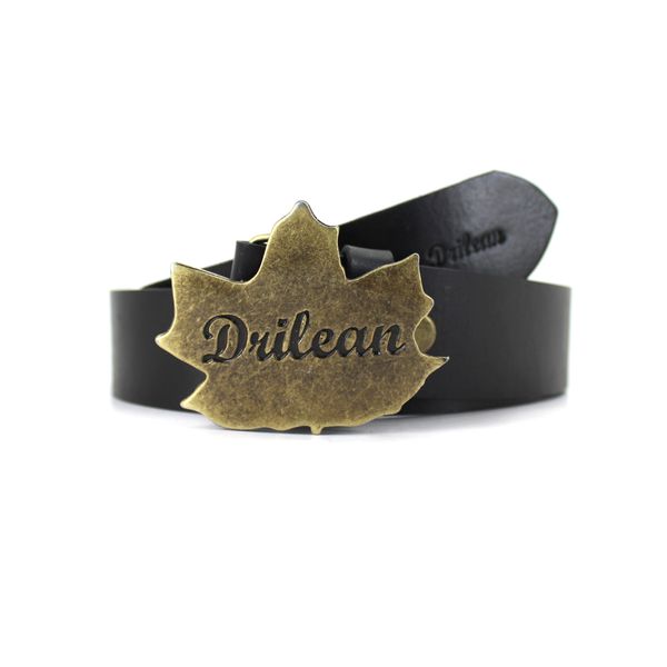 Cinto Drilean Feminino Preto com Fivela Drilean Do... - Drilean