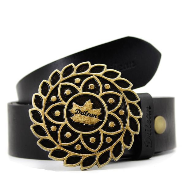 Cinto Drilean Feminino Preto com Fivela Drilean Do... - Drilean