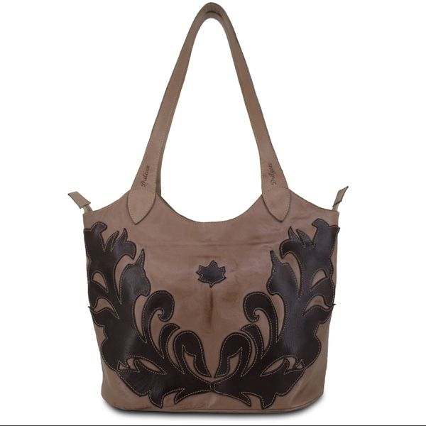 Bolsa BM 035 Fendi/Café 100% em couro 