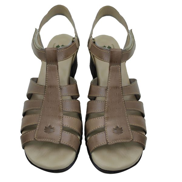 Sandália de Salto Feminina em Couro Legítimo Fendi e Palmilha Gel - BR 052