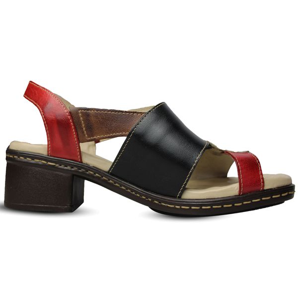 Sandália de Salto Feminina em Couro Legítimo Fendi e Palmilha Gel - BR 053