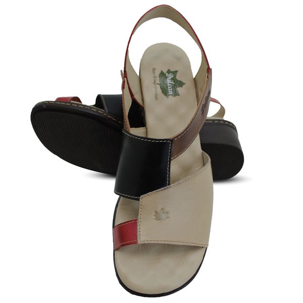 Sandália de Salto Feminina em Couro Legítimo Fendi e Palmilha Gel - BR 053
