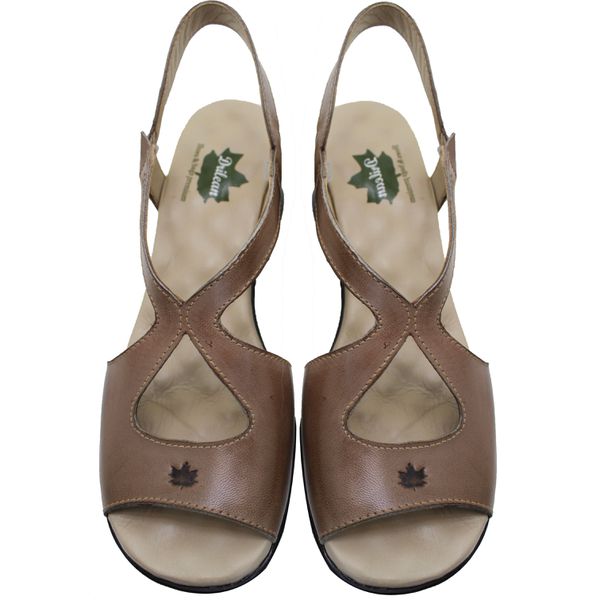Sandália de Salto Feminina em Couro Legítimo Fendi e Palmilha Gel - BR 051