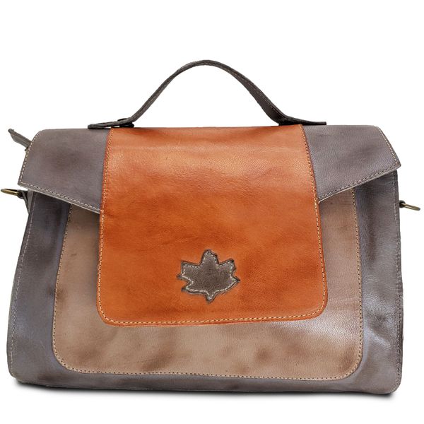 Bolsa BM 036 Fendi/Caramelo/Laranja 100% couro