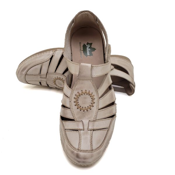 Sapatilha CR 010 Off White 100% couro com palmilha GEL