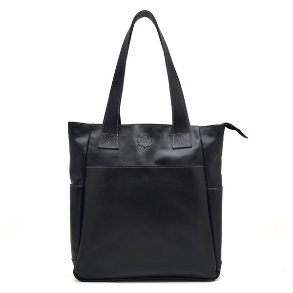 Bolsa BG 026 Preto 100% em couro - BG026-0006 - Drilean