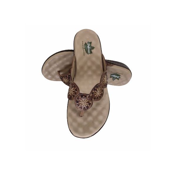 Sandália Feminina Confort com Palmilha em Gel - Castanho (MA046) 37 OUTLET