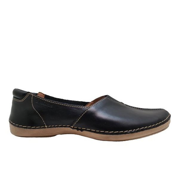 Sapatilha CR 005 PRETO 100% em couro com palmilha em GEL