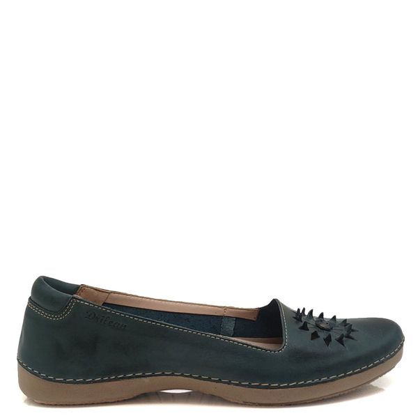 Sapatilha CR 007 VERDE 100% em couro com palmilha em GEL