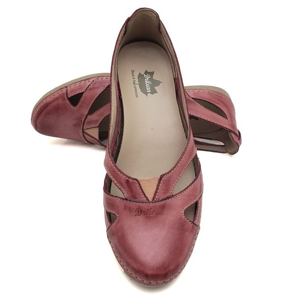 Sapatilha Drilean em couro com palmilha em Gel CR 006 rose