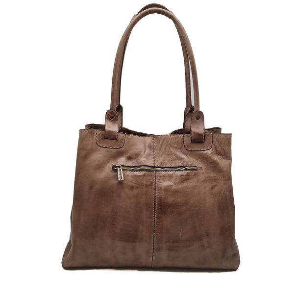 Bolsa BG 002 FLOR CARAMELO 100% COURO