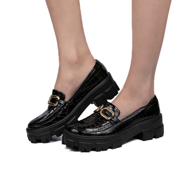 Oxford Sapato Social Envernizado Sapato Preto Envernizado Feminino