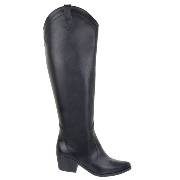 Bota Texana Cano Longo Floter Preto 23146