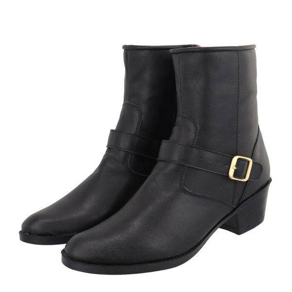 Bota Napa Preta Com Fivela 190286