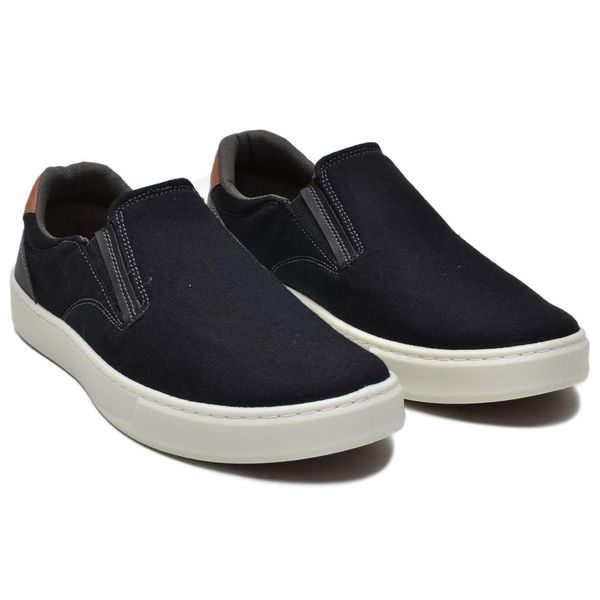 Sapatênis Slip-On Casual Masculino Preto - Ref: 1003L